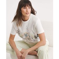 Bambi Wide Leg Pyjama Set 8 10