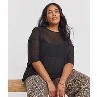 Mesh Oversized T Shirt