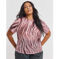 Mesh Relaxed Fit T Shirt