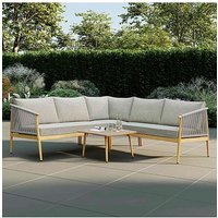Rope Weave Corner Set Pale