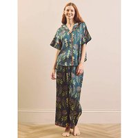 Autumn Floral Satin Oversize Pjs