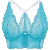 Superboost Longline Bra Ocean Bl Ocean