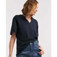 Shirred V Neck Angel Sleeve Top JD Williams