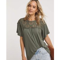 Angel Sleeve Longline Top