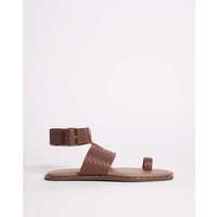 Leather Toe Ring Sandal EEE Fit