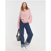 V NECK TWIST YARN TUNIC JD Williams 28 30