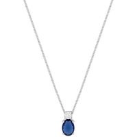 Simply Silver Mini Sapphire Necklace at Simply Be Catalogue Store Simply Silver Mini Sapphire Necklace.