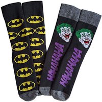 2pk Batman & Joker Slipper Sock
