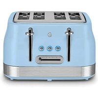 Swan Retro Revive 4 Slice Toaster Blue