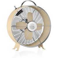 Swan 8'' Retro Clock Fan - Cream Cream - Swan