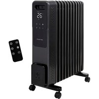 RH 11 Fin Digital Oil Filled Radiator Black - Russell Hobbs