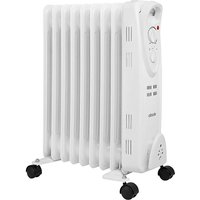 Abode 9 Fin 2KW Oil Filled Radiator White - Abode