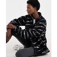 Frankie Borg Full Zip Fleece Black Cream
