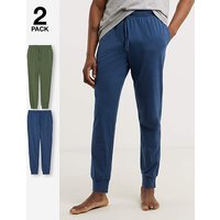 2 Pack Jersey Cuffed Lounge Pants