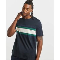 Chest Stripe Crew Neck T shirt
