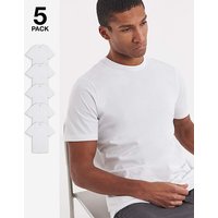 5 Pack Crew Neck T Shirts Long Jacamo XL45 47
