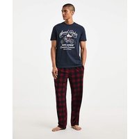 Speed Rider Christmas Pyjama Set Navy Red 5XL60 62