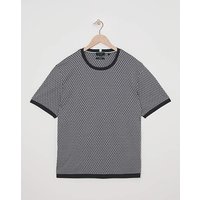 Geo Print Crew Neck Tshirt