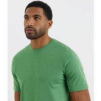 Pure Cotton Crew Neck T Shirt Long 4XL57 59