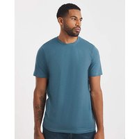 Pure Cotton Crew Neck T Shirt Dark Blue Jacamo 6XL63 65
