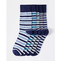 5 Pack Stripe Ankle Socks