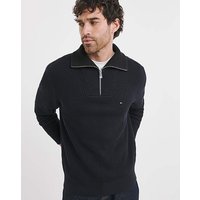 Chunky Rib Zip Knit