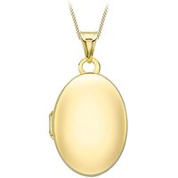 9ct Yellow Gold Polished Oval Locket