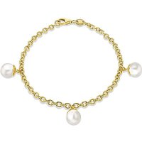 9ct Pearl Drop Bracelet