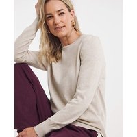 Oatmeal Crew Neck Jumper Oatmeal Marl 12 14