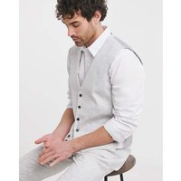 Check Waistcoat Light Grey 56R