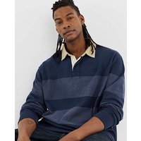 Striped Rugby Polo Shirt