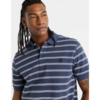 Striped Pique Polo