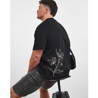 Relaxed Fit Floral Embroidered T-Shirt at Jacamo Relaxed Fit Floral Embroidered T-Shirt.