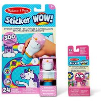 & Sticker WOW Unicorn &