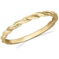 9ct Twist Band Stack Ring