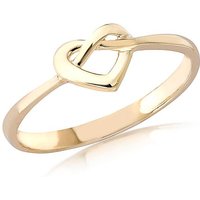 9ct Infinity Heart Ring