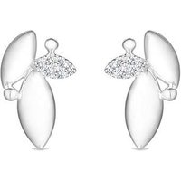 Simply Silver Polished CZ Leaf Studs at Simply Be Catalogue Store Simply Silver Polished CZ Leaf Studs.