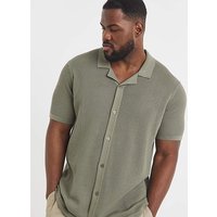 Knitted Revere Collar Shirt Jacamo M39 41