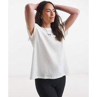 Rival Core T Shirt White Grey S8 10
