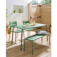 Rio Metal Dining Set Bench