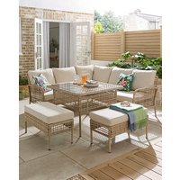 Open Weave Corner Sofa Set JD Williams
