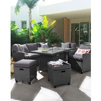 Valencia Lounge Set Firepit Table