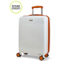 Love Island Cabin Suitcase White Orange Cabin