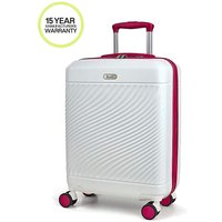 Love Island Cabin Suitcase White Pink Cabin