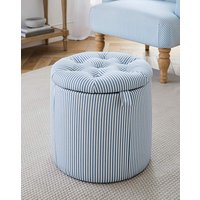 Mae Striped Storage Ottoman