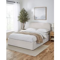 Emery Fabric Storage Ottoman Bed