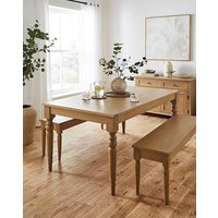 Margot Wooden Dining Table Bench set Light OAK