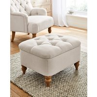 Mae Fabric Storage Ottoman