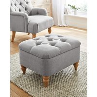 Mae Fabric Storage Ottoman