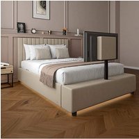 Maisie LED TV Ottoman Bed KINGSIZE